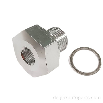 Kundenspezifischer CNC-Dreh-Öldrucksensor-Adapter M16 * 1,5